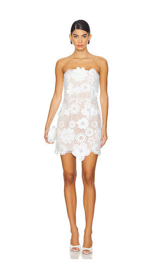 ELLIATT Autumn Mini Dress in Ivory. - size XL | Revolve Clothing (Global)
