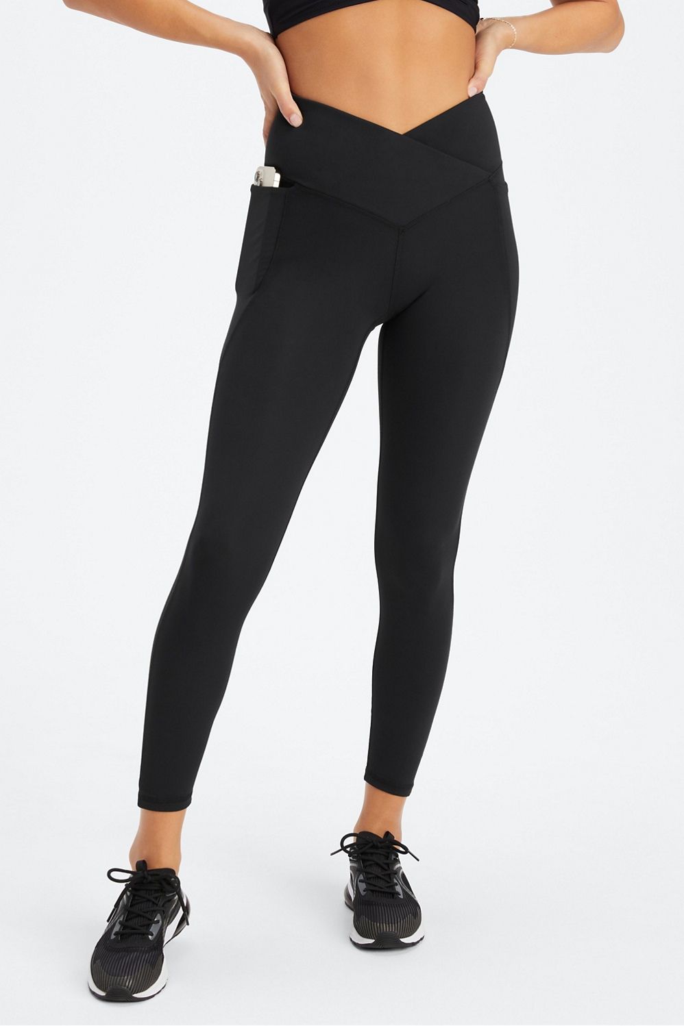High-Waisted PureLuxe Crossover 7/8 | Fabletics