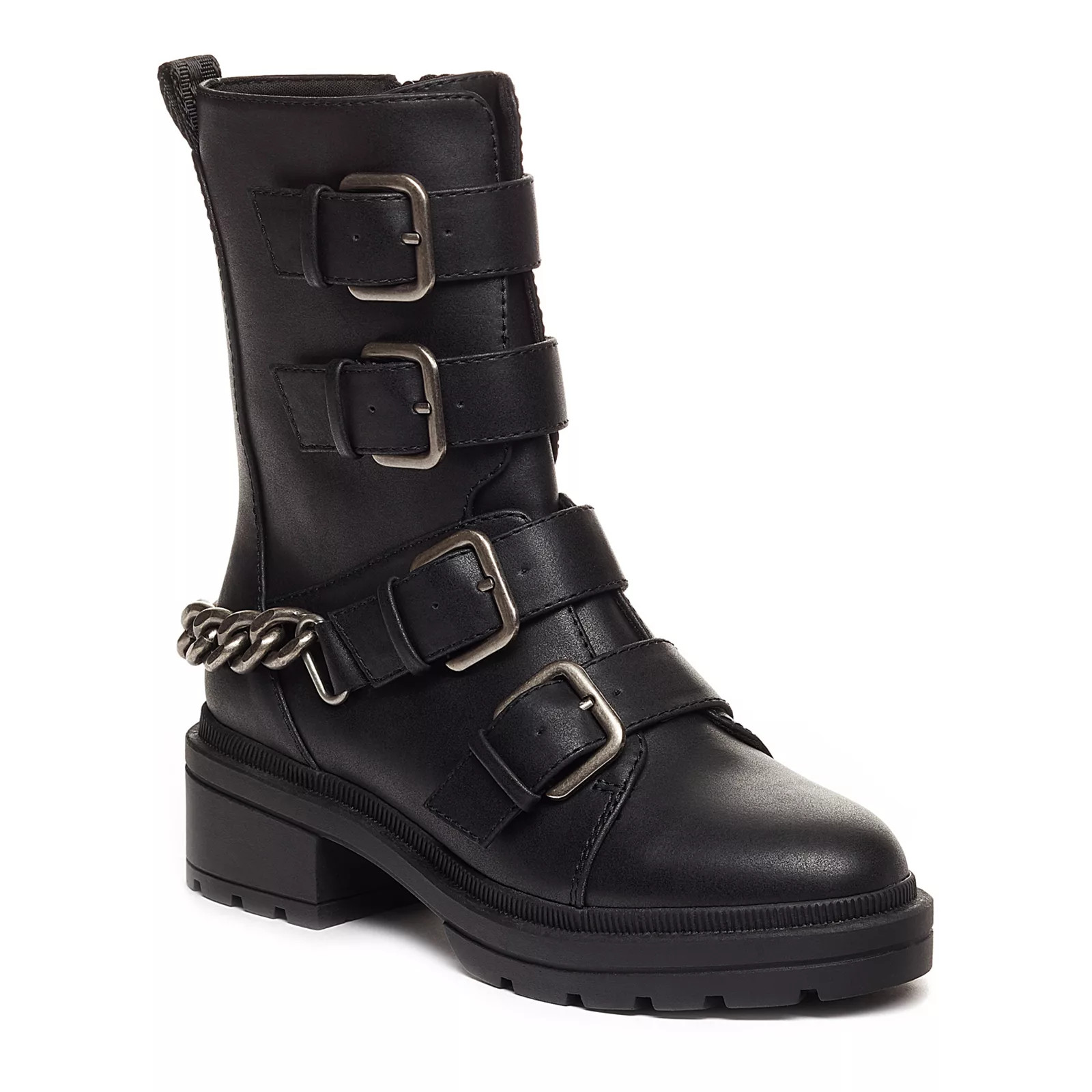 Rocket Dog Icon Women's Moto Boots, Size: 8, Black | Kohl's