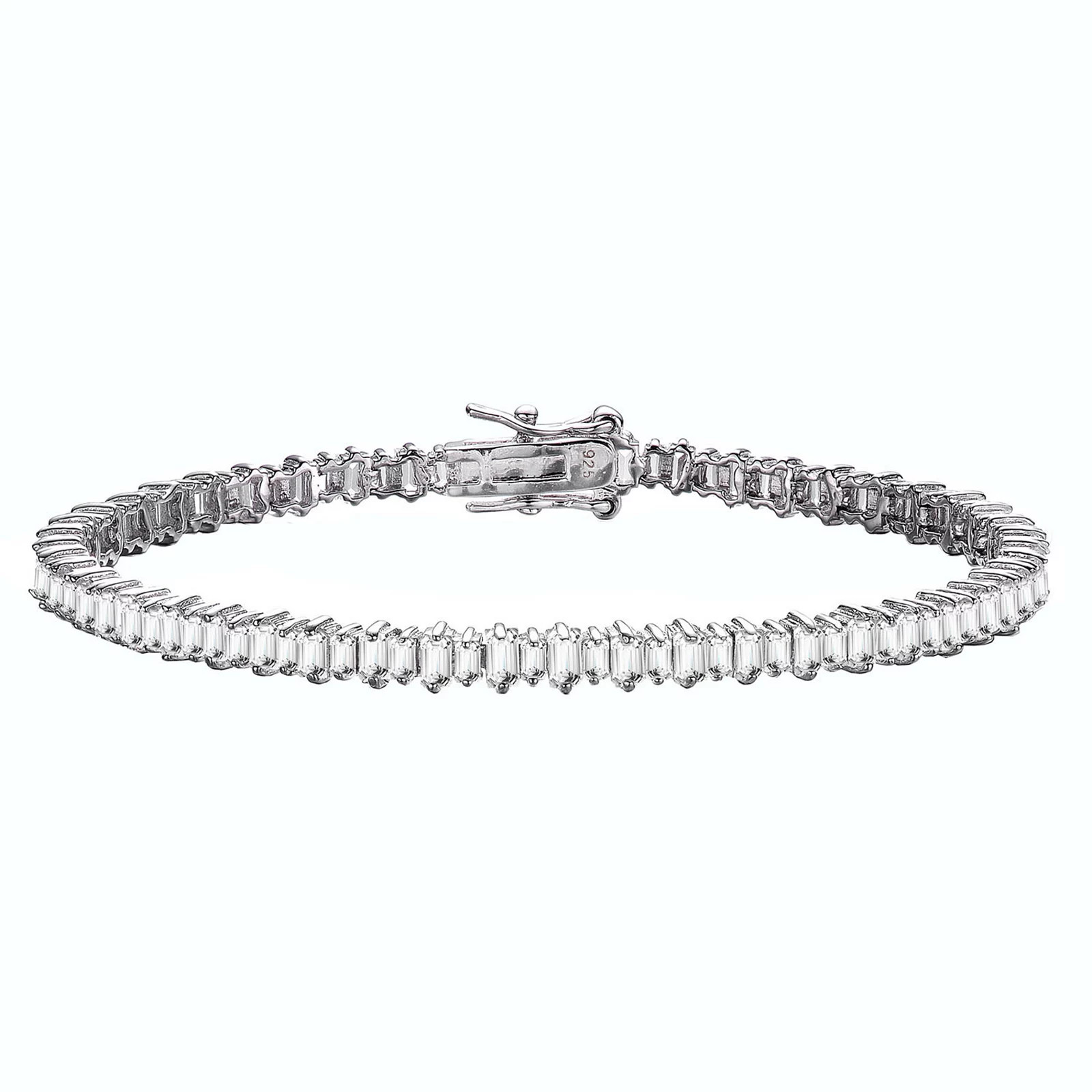 Sterling Silver Cubic Zirconia Tennis Bracelet, Women's, Size: 7.25 | Kohl's