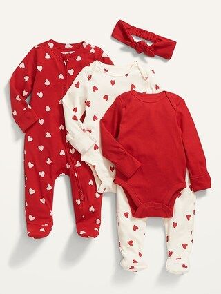 Soft-Knit 5-Piece Layette Set for Baby | Old Navy (US)