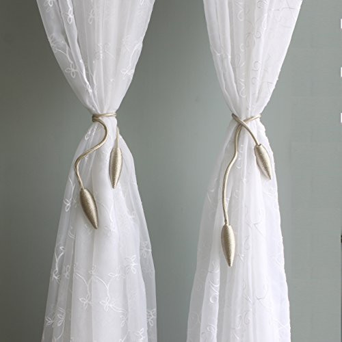 Valea Home 2 Pieces Curtain Tiebacks Clips Creative Window Drape Twist Tie Backs European Style C... | Amazon (US)