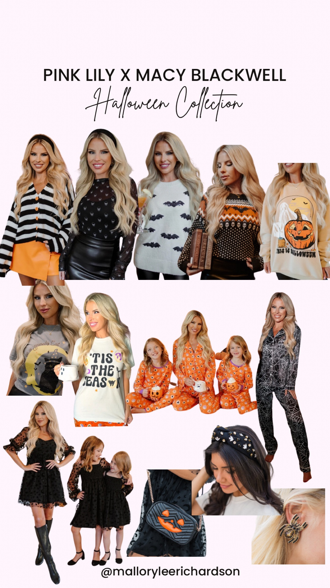 Love this Halloween collection from Pink Lily x Macy Blackwell!

women’s fashion, seasonal, Halloween outfits, Halloween pajamas, mommy & me matching, style, fall outfits, halloween headband, halloween accessories

#LTKHalloween #LTKFamily #LTKBeauty