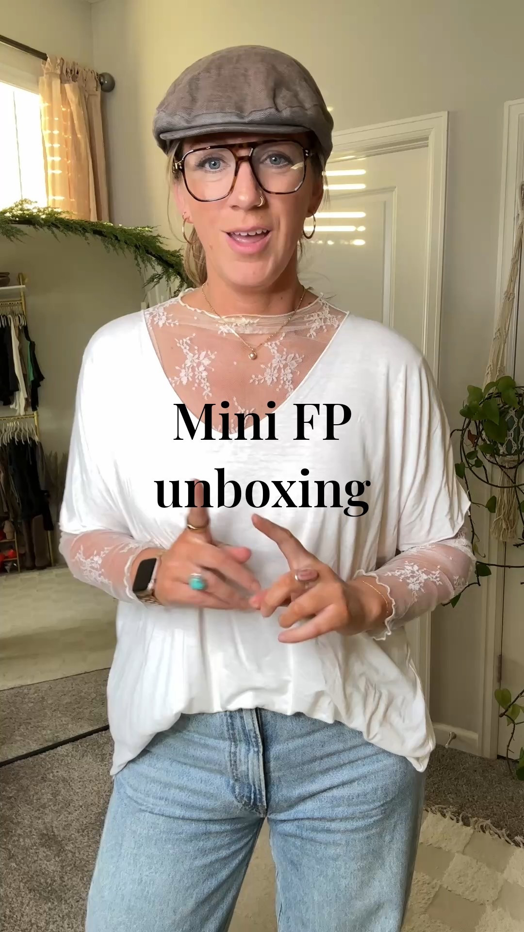 Mini FP unboxing - these would also make great gifts! 

Large lace tee (FP has much longer arms) white tee is old, linked similar, 31x34 jeans 

#LTKOver40 #LTKGiftGuide #LTKTall