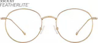 Gold Round Glasses #3214614 | Zenni Optical | Zenni Optical (US & CA)