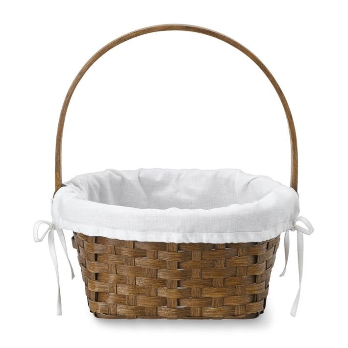 Walnut Rattan Easter Basket | Williams-Sonoma