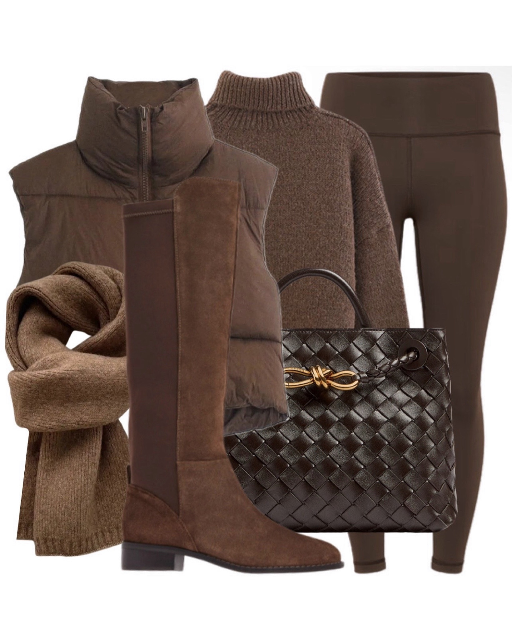 Chocolate brown is trending this season, and I’m loving it for a cozy, pulled-together look 🤎🍂 

Layered knits, sleek leggings, and these rich suede knee high boots bring warmth and style, while a structured bag and soft scarf add the perfect finishing touches. 

Find all these pieces on my LTK! @styledbyflorencia 🛍️

#LTKFindsUnder50 #LTKActive #LTKSeasonal