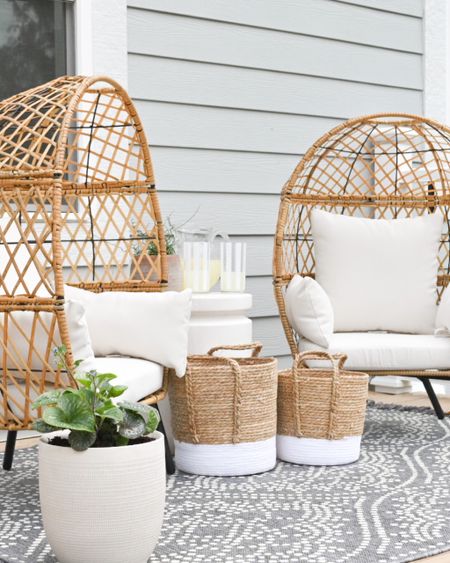 These Walmart egg chairs are absolutely stunning, great quality, and perfect for your littles! They are affordable as well! 

Walmart patio, egg chairs, outdoor living 

#LTKkids #LTKSeasonal #LTKhome