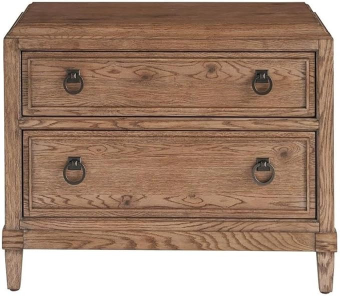 Universal Furniture Griffith Park Sienna Two Drawer Nightstand in Brown | Amazon (US)