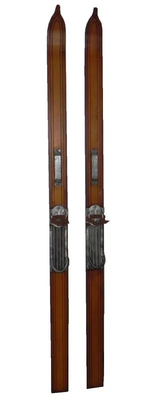 Vintage Replica Wooden Ski Wall Décor | Wayfair North America