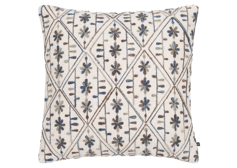 Aliz Embroidered Pillow 20x20 Iv/Multi | Urban Barn