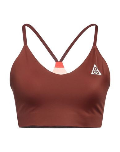 Nike Acg Acg Woman Top Brown Size XS Nylon, Elastane, ECONYL | YOOX (US)
