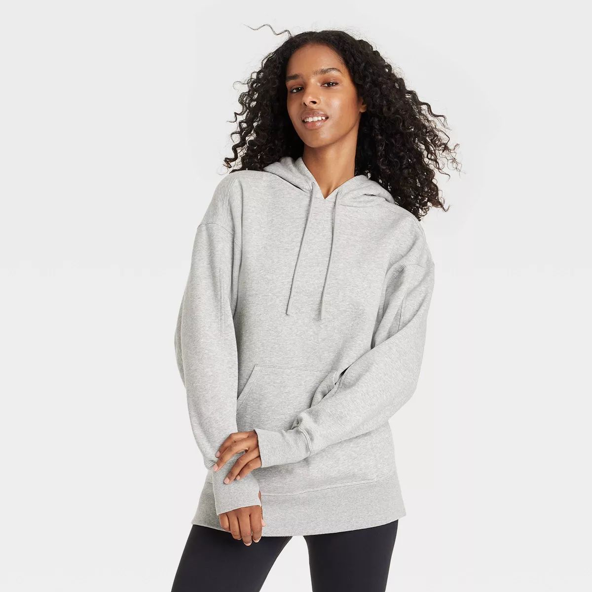 Women's Fleece Oversized Hooded Pullover - JoyLab™ | Target