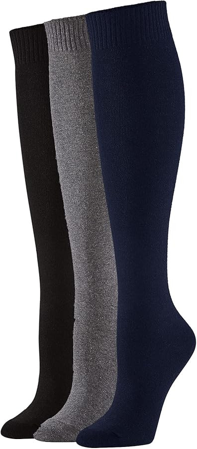 HUE Women's Flat Knit Knee High Sock | Amazon (US)
