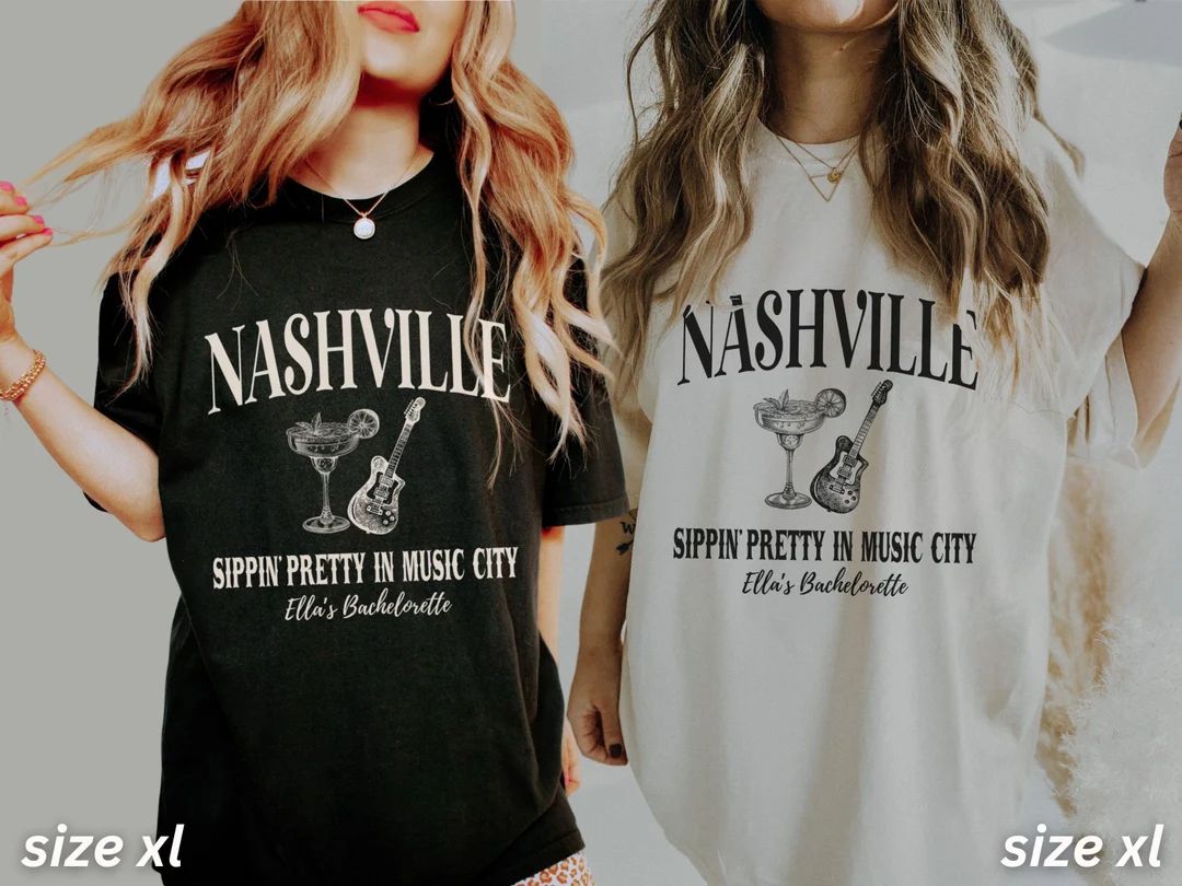 Nashville Bachelorette Shirts Nashville Girls Trip - Etsy | Etsy (US)