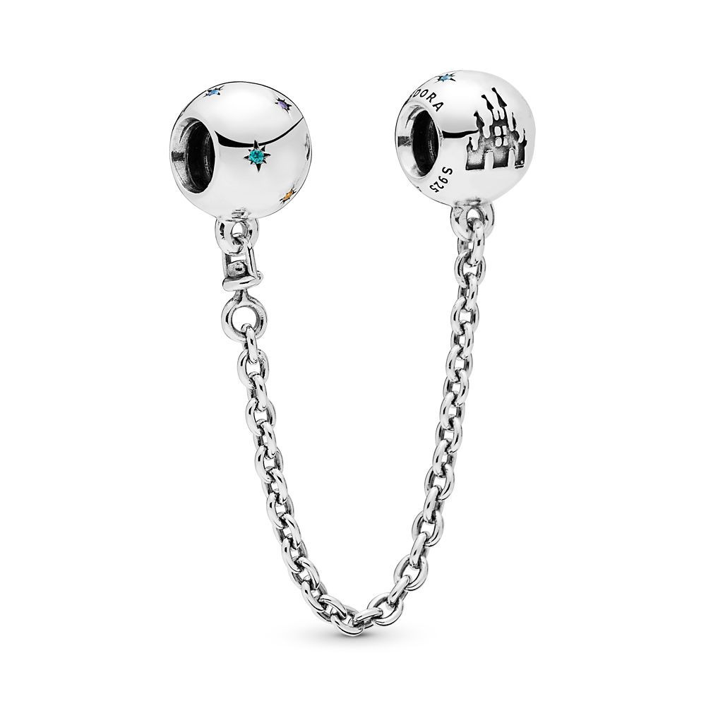 Fantasyland Castle Safety Chain Charm by Pandora Disney Parks | Disney Store