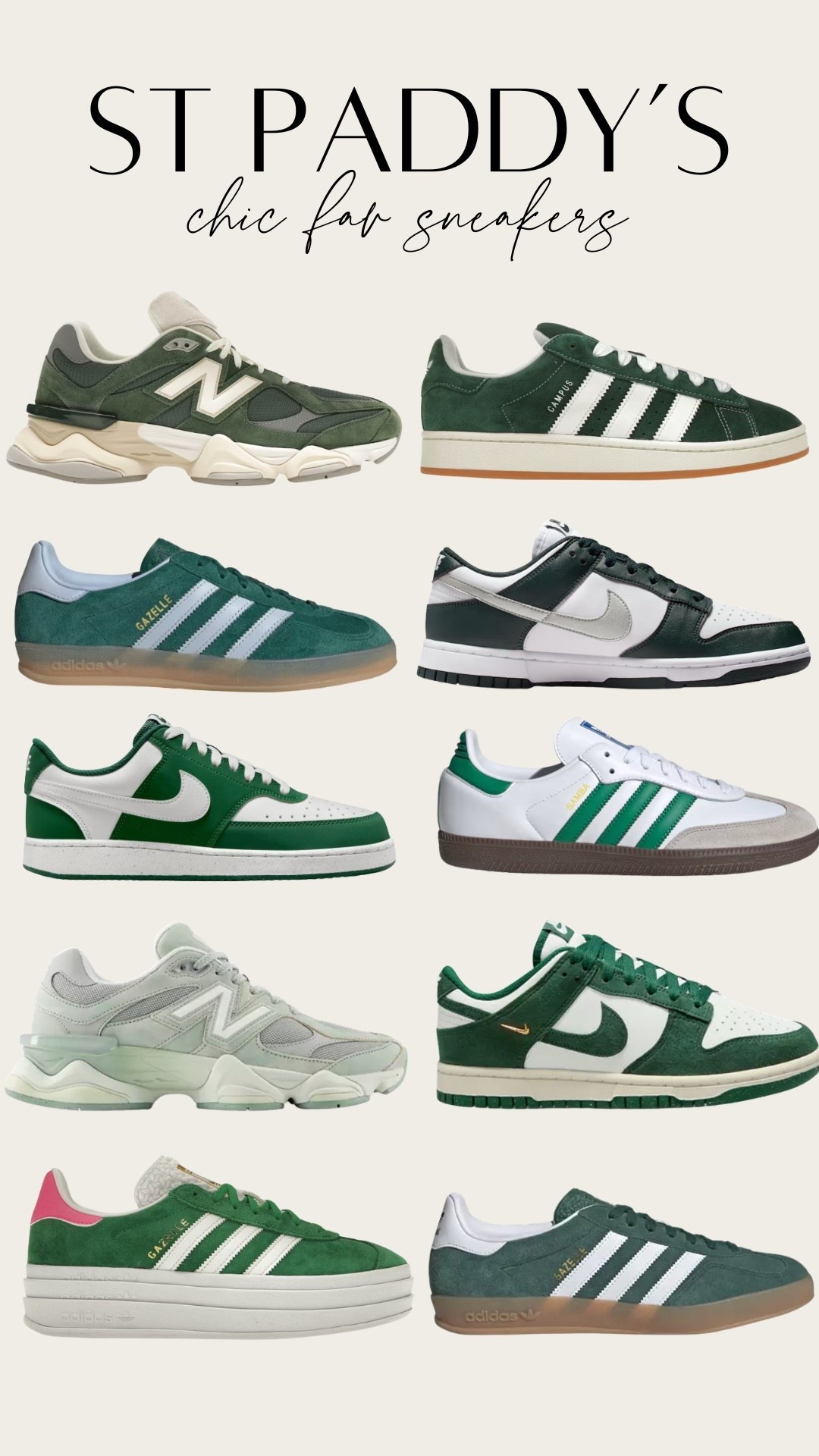 Green sneakers for St Patrick’s day! 

#LTKootd #LTKSeasonal #LTKFestival