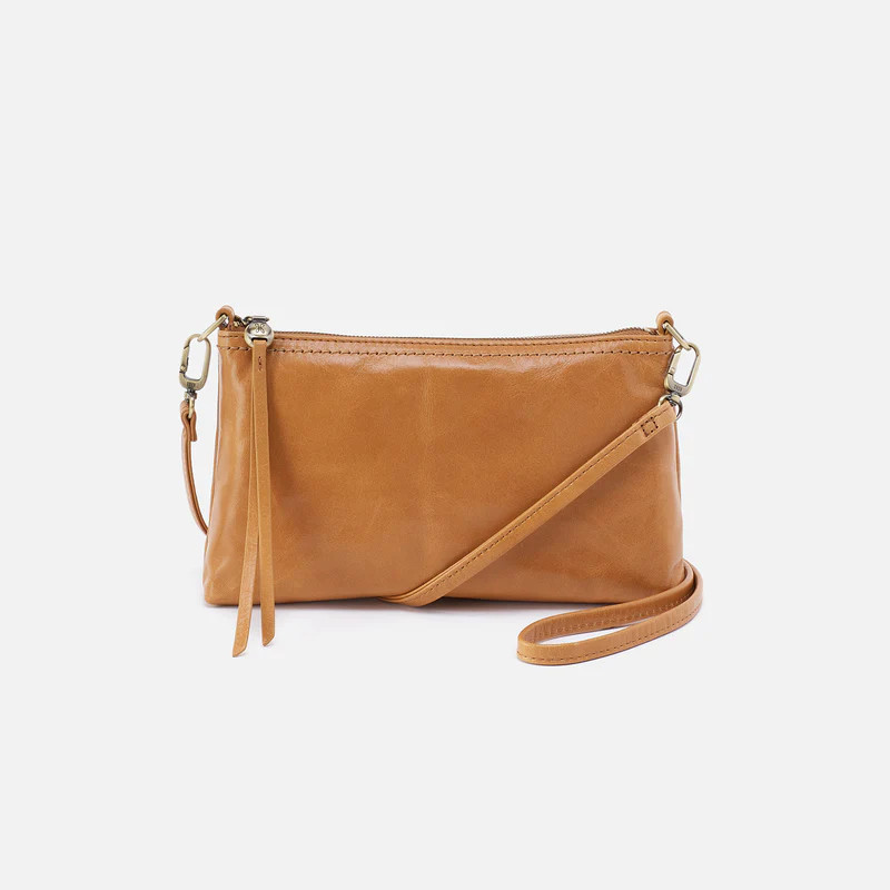 Darcy Crossbody in Polished Leather - Natural | HOBO Bags