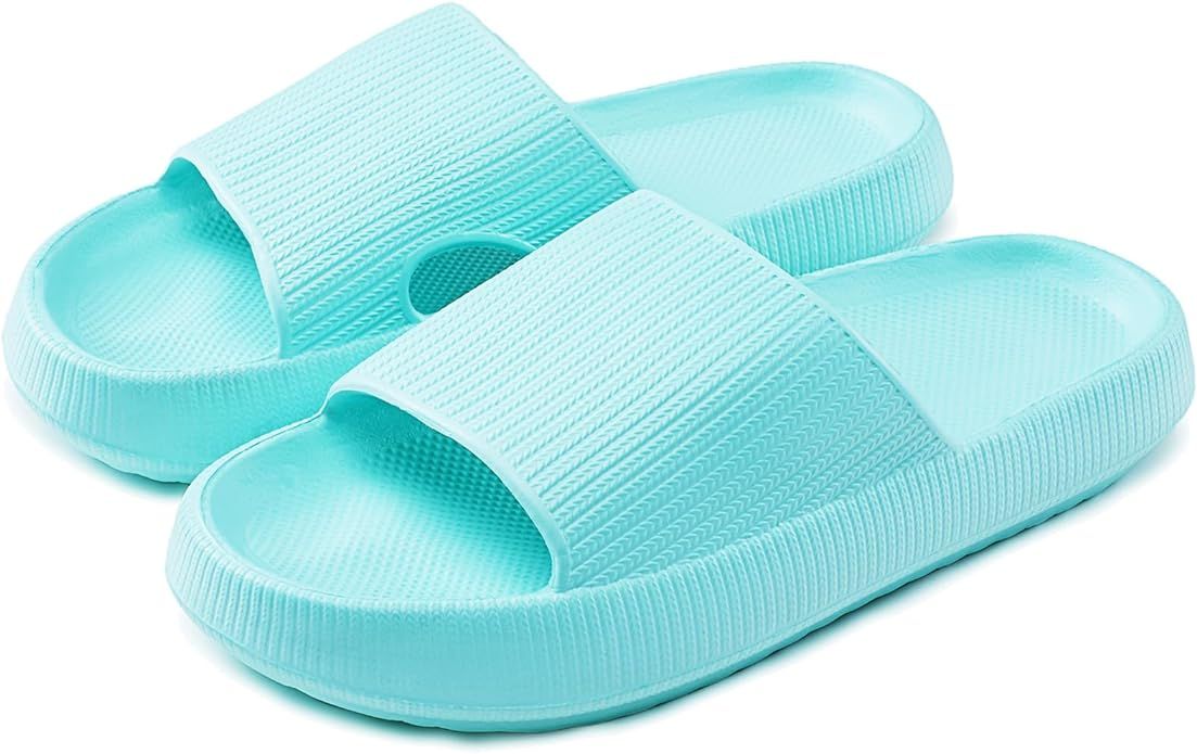 rosyclo Cloud Slippers for Women and Men, Pillow House Slippers Shower Shoes Indoor Slides Bathro... | Amazon (US)