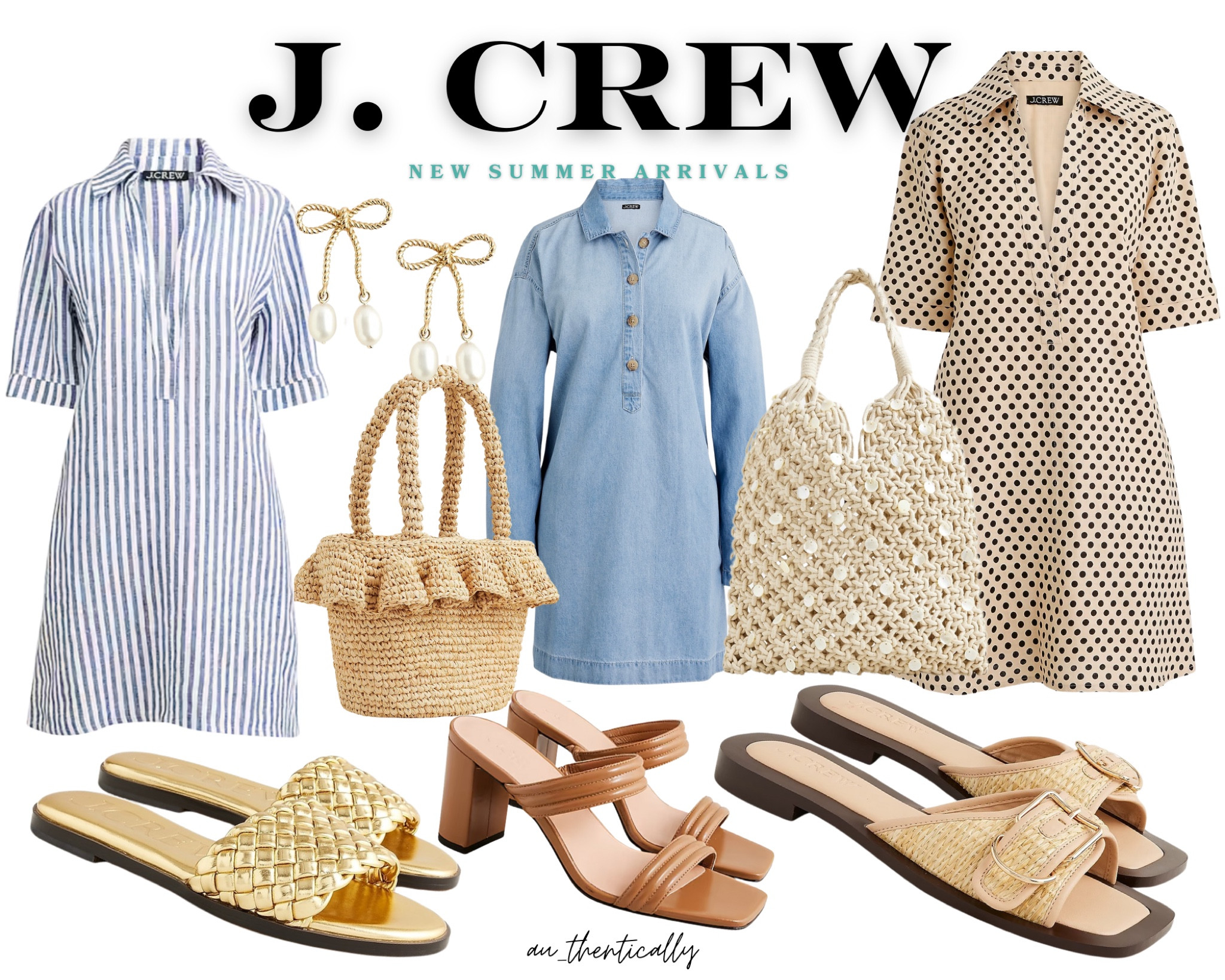 Summer Arrival | shop summer dresses, bags, sandals and jewelry from the links below! ✨ Click on the “Shop  OOTD collage” collections on my LTK to shop.  Follow me @au_thentically for daily shopping trips and styling tips! Seasonal, home, home decor, decor, kitchen, beauty, fashion, winter,  valentines, spring, Easter, summer, fall!  Have an amazing day. xo💋 #ad #ootd #fashion #summerdress

#LTKStyleTip #LTKMidsize #LTKSaleAlert