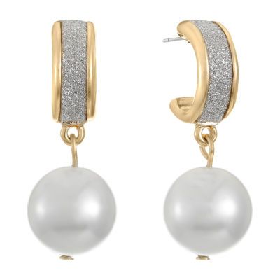 Monet Jewelry Simulated Pearl Drop Earrings | JCPenney