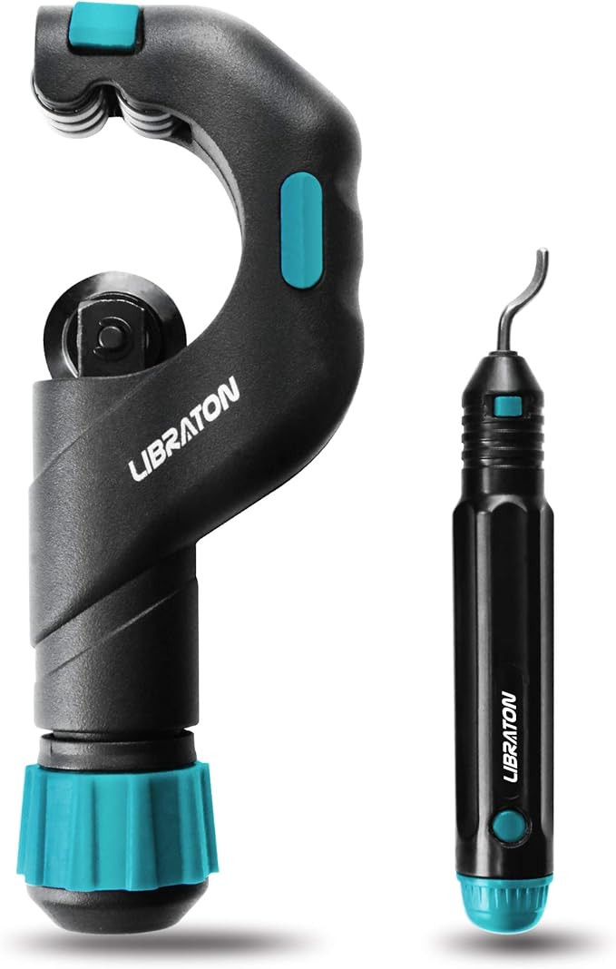 Libraton Pipe Cutter, Tubing Cutter 3/16" to 2" Outer Diameter, Copper Pipe Cutter, Tube Cutter w... | Amazon (US)