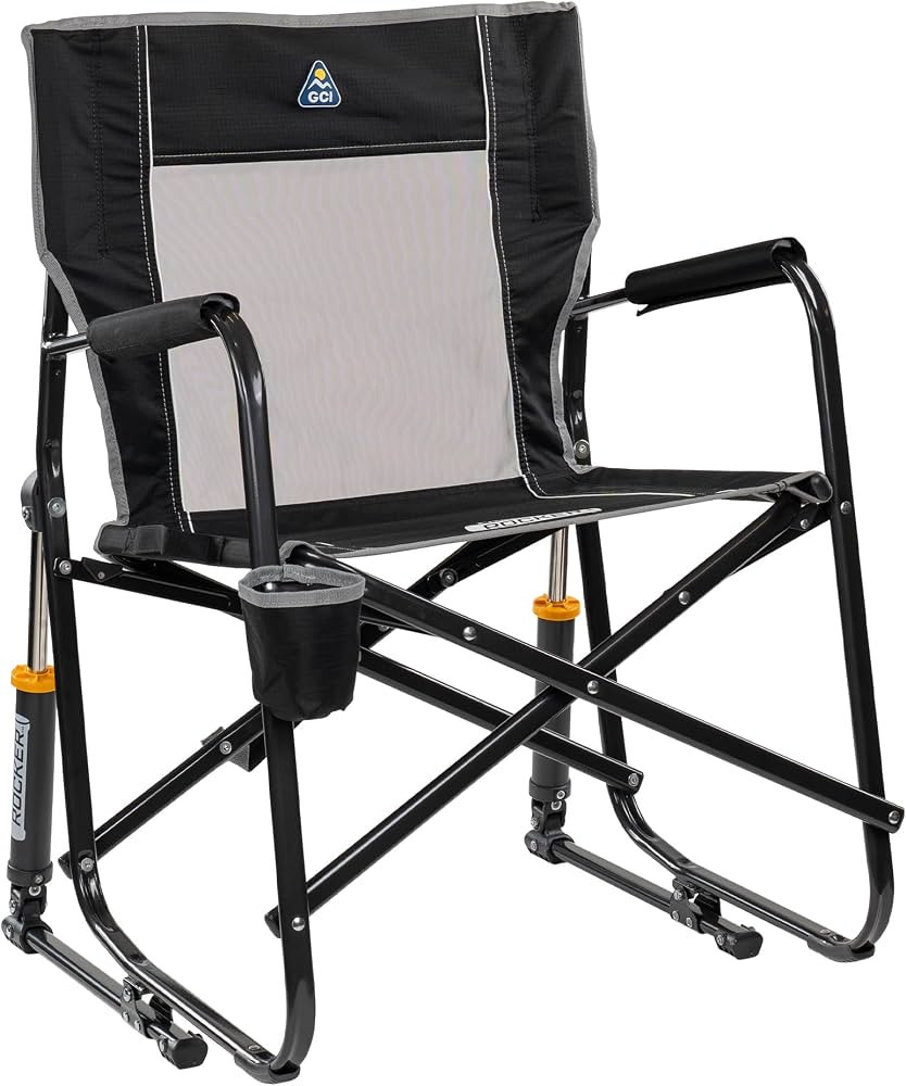 GCI Outdoor Freestyle Rocker Camping Chair - Black | Amazon (US)
