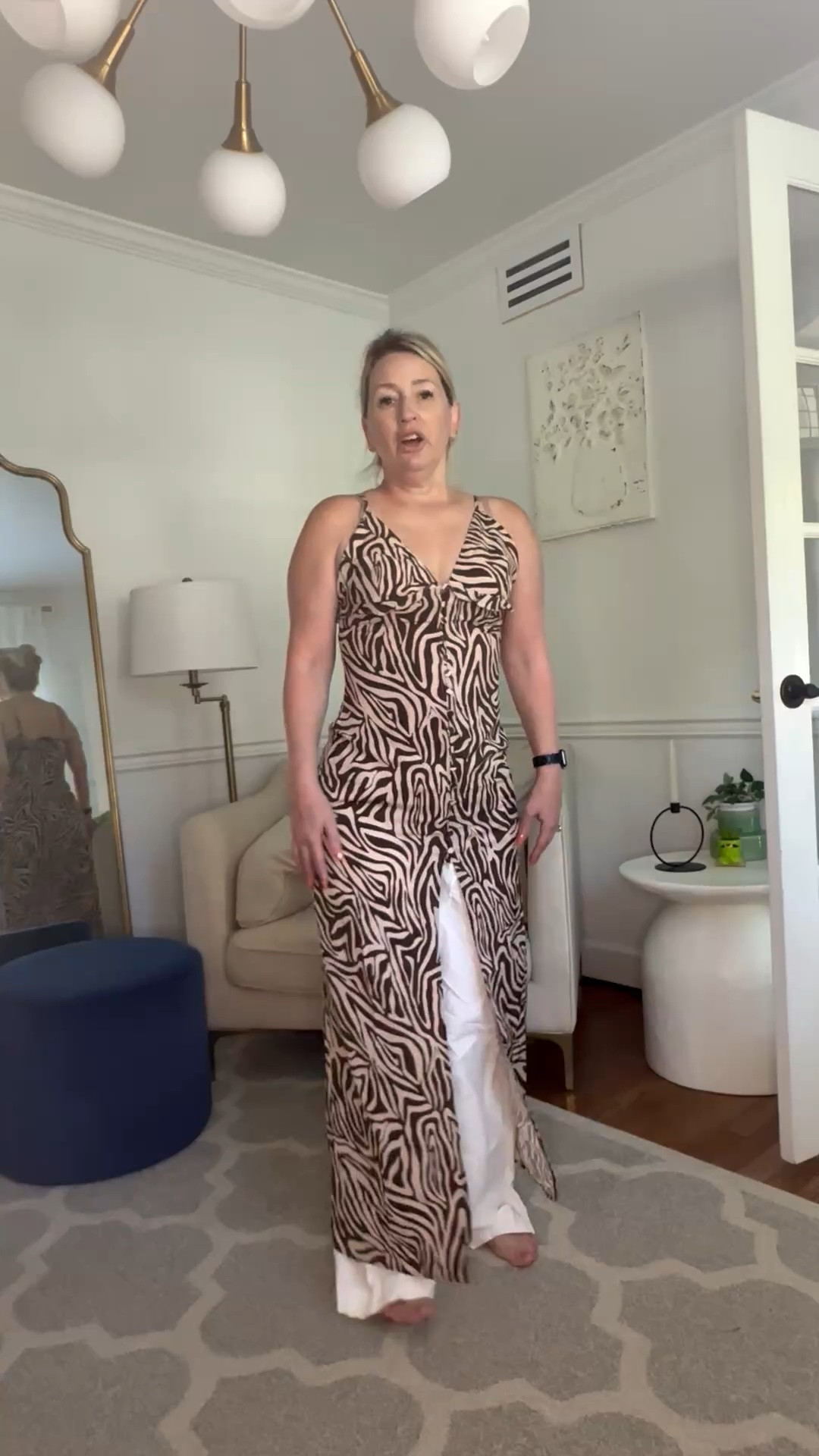 Maxi top from Vici 
Wearing a small has adjustable straps.
Perfect for travel, water, beach breezy or concerts

Trilbysave35 to save!

#LTKTravel #LTKOver40 #LTKPetite