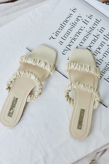 BILLINI Monique Slides Bone | Hello Molly (AU)