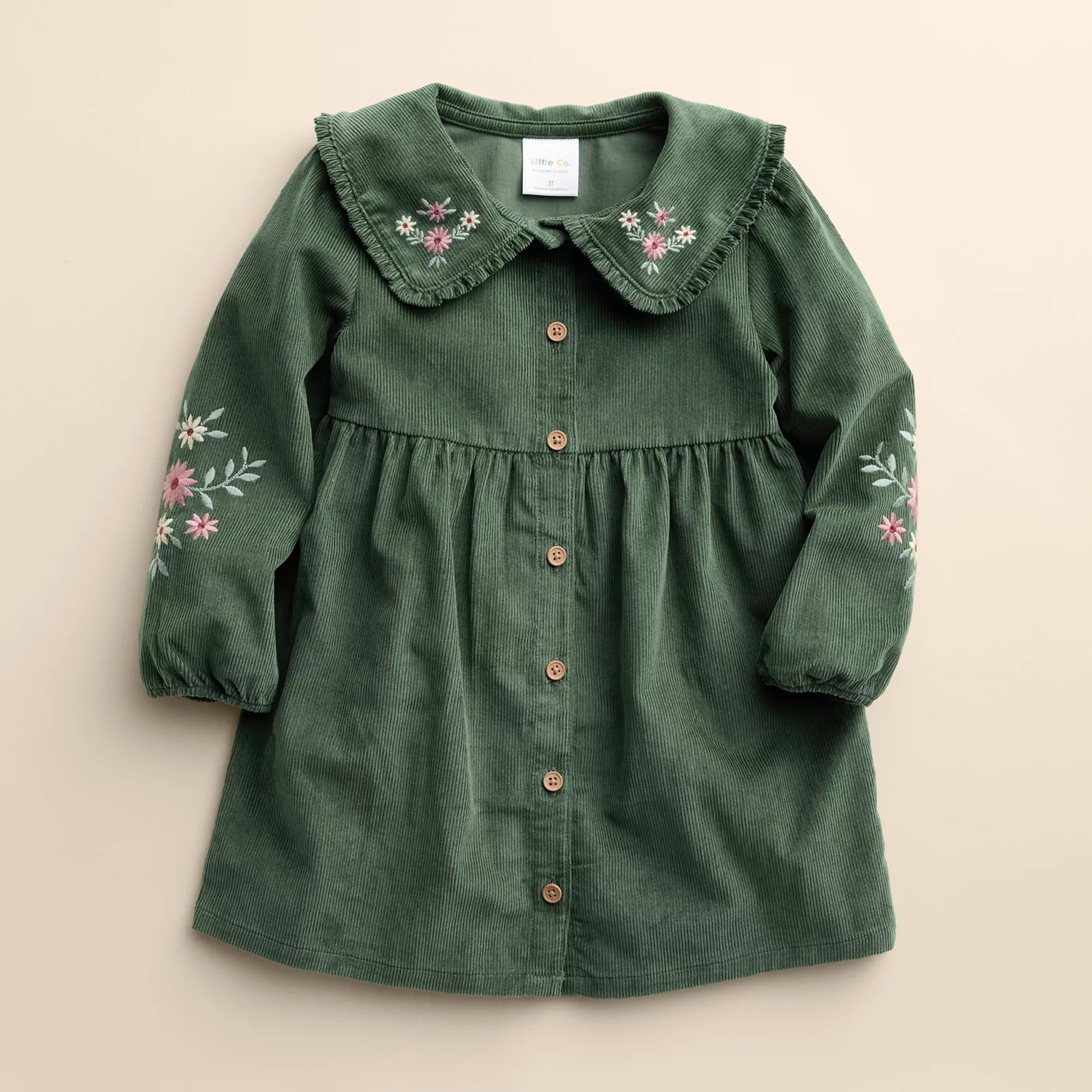 Girls 4-12 Little Co. by Lauren Conrad Ruffle Collar Dress | Kohl's