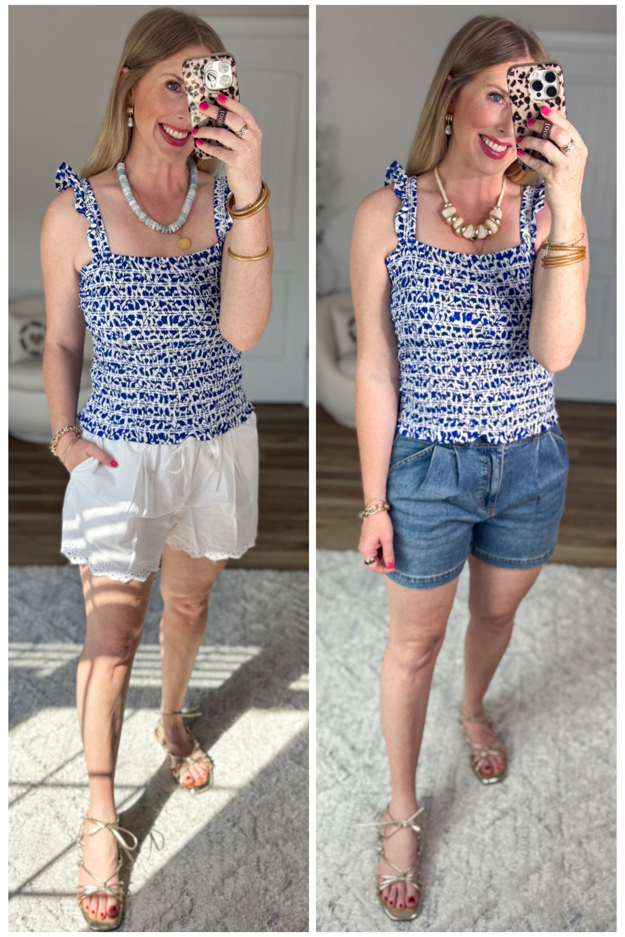 2 ways to style this smocked top from Walmart

#LTKootd #LTKmomlife #LTKgrwm