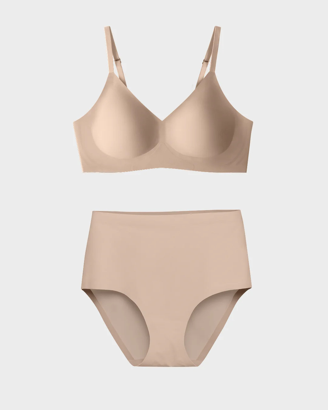 Nude Relief Bra & Highwaisted Set - Comfortable and Sustainable | EBY (US)