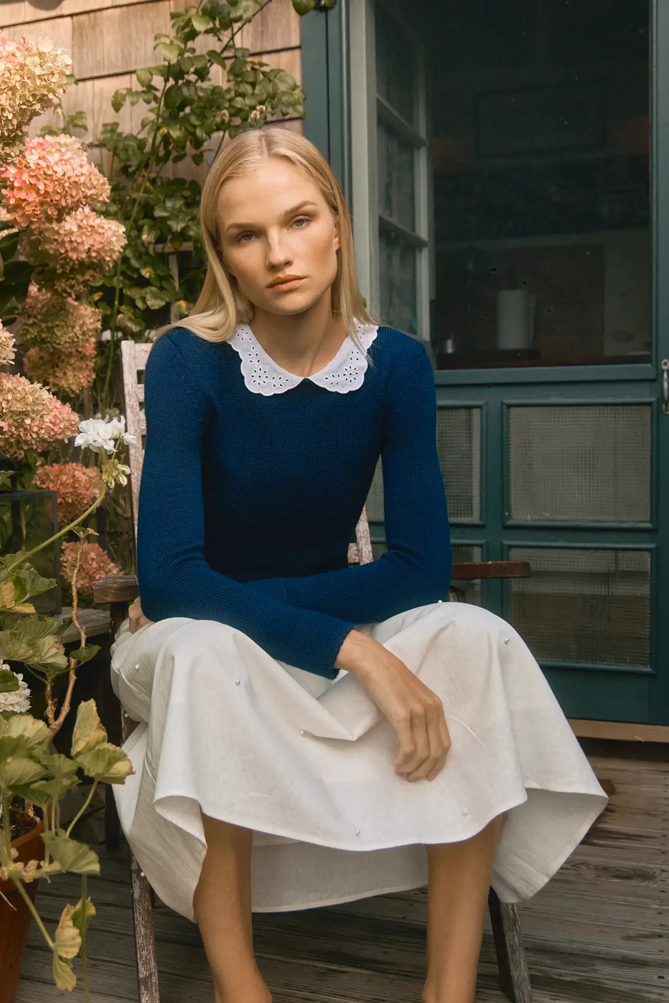 Violette Sweater | Collared Sweater | Hunter Bell | Hunter Bell
