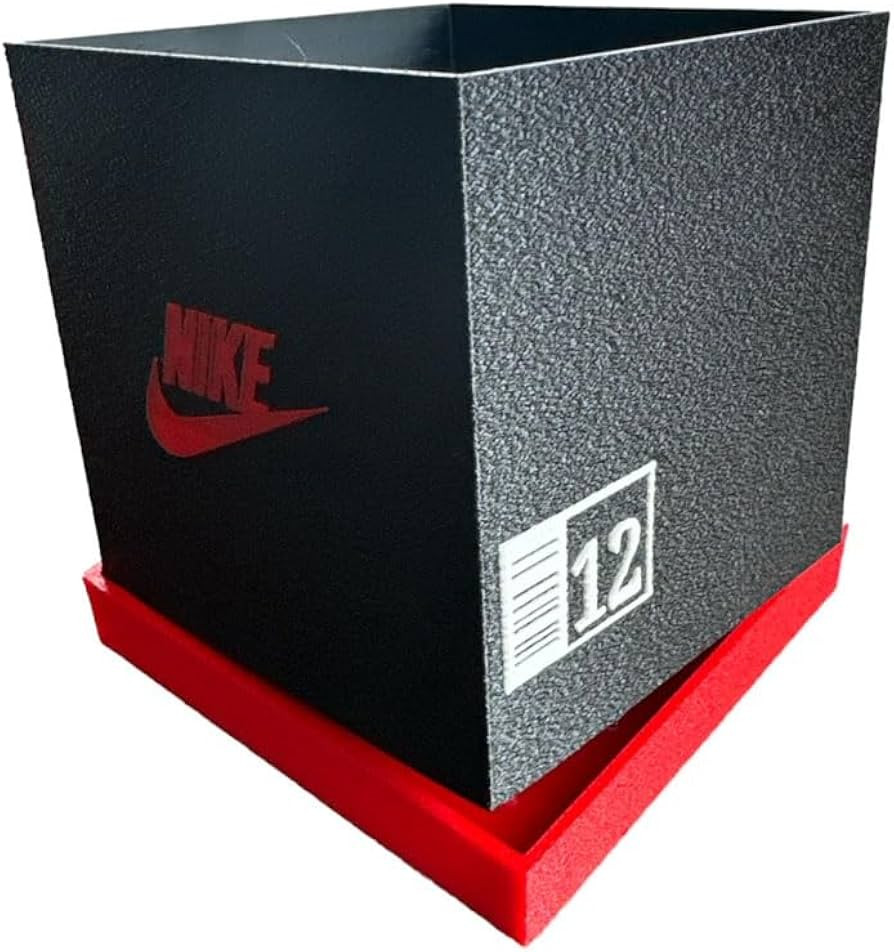 Shoebox-Style Planter Pot (Black, White and Red) Indoor Outdoor Usage | Amazon (US)