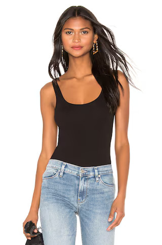 Classic Brushed Long Tank in Black | Revolve Clothing (Global)