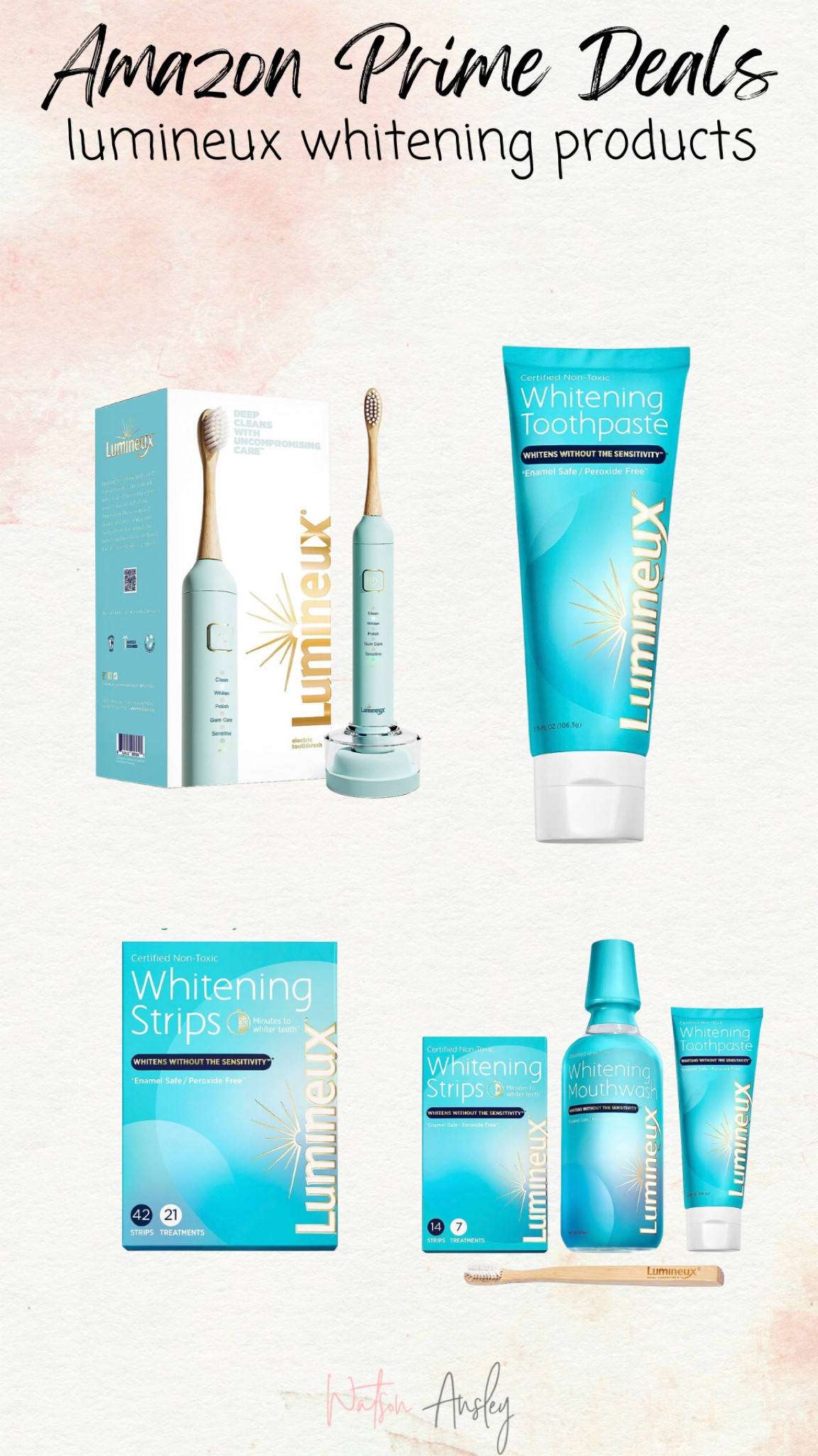 Shop Lumineux teeth whitening products on prime day ending tonight! They’re non sensitive, non toxic and actually whiten and clean!

Click below to shop and save during prime day!




#LTKfindsunder50 #LTKsalealert #LTKxPrime