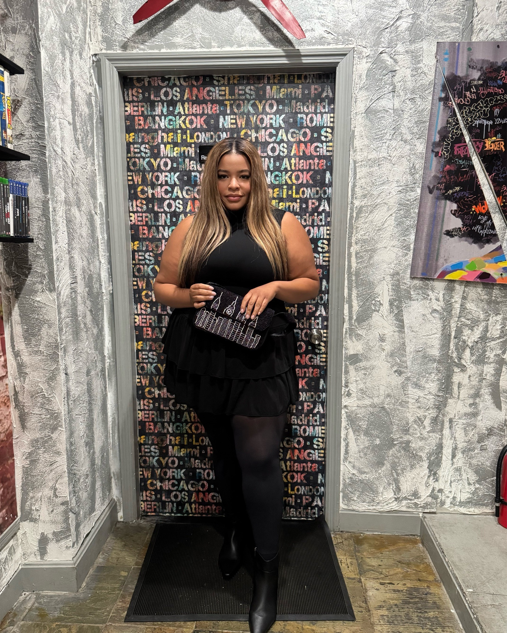 My first #LTK post ✨
A little black dress moment — because monochrome looks are my favorite this fall. There’s something nostalgic about it too… my family always dressed me in monochrome outfits as a little girl, and somehow it still feels timeless. 🖤
Styled with my NYC cityscape purse and classic boots for that sleek, urban edge.

#LTKFallFashion #LTKCurves #LTKStyle #LTKBlackFriday #LTKPhilly #LTKInfluencer #FallStyle #MonochromeOutfit #LittleBlackDress #PhillyStyle #OOTD

#LTKPlusSize #LTKStyleTip #LTKMidsize