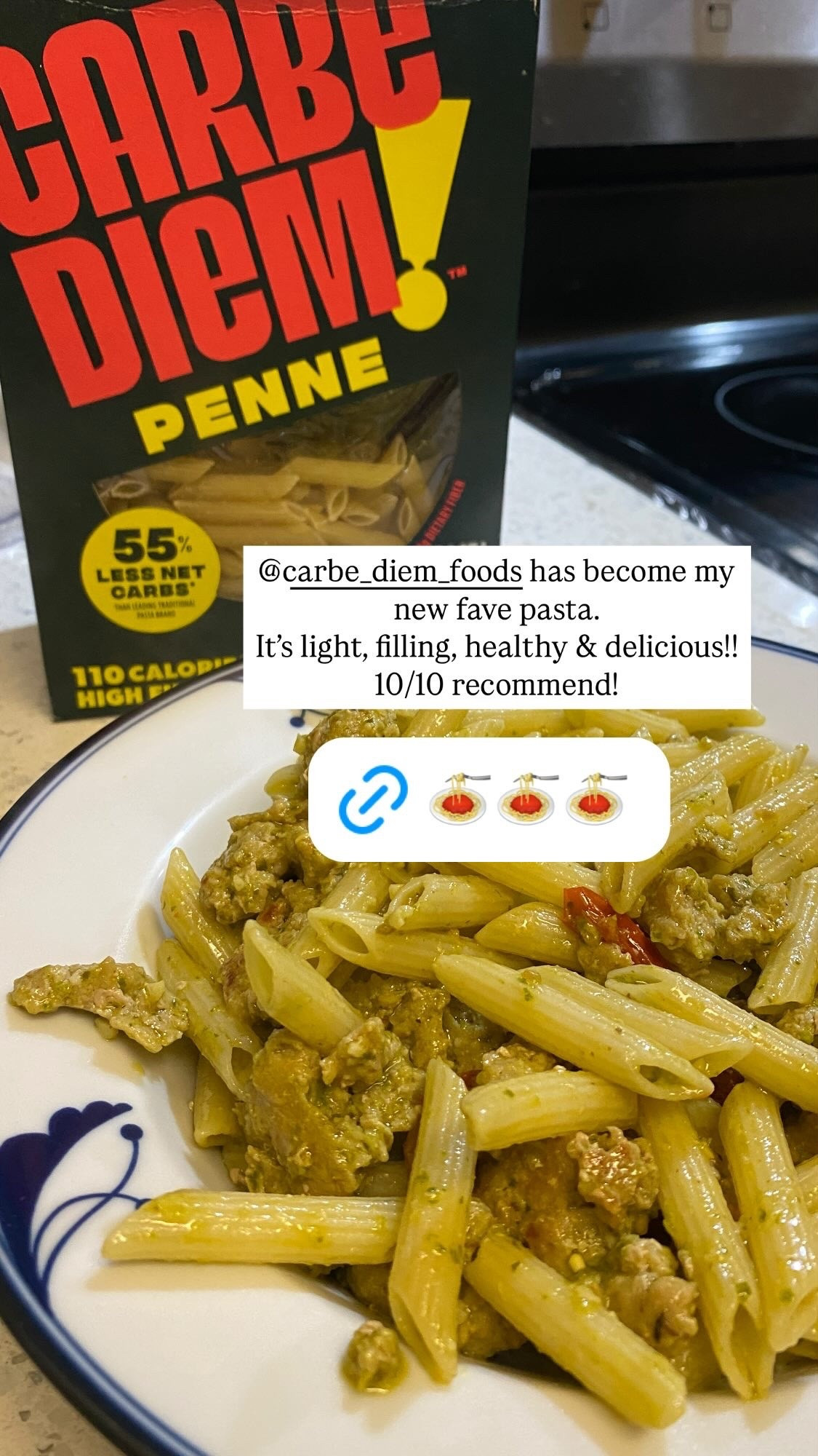 @carbe_diem_foods has become my new fave pasta. 
It’s light, filling, healthy & delicious!! 
10/10 recommend!

#LTKHome #LTKfoodie #LTKselfcare