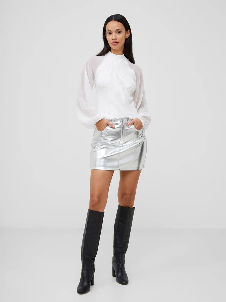 Metallic Mini Skirt | French Connection (US)