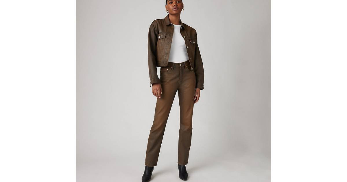501® Original Coated Women's Jeans - Brown | Levi's® US | Levi's US