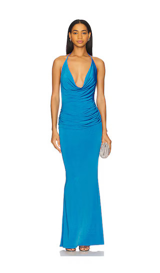 Katie May Selene Gown in Blue. - size M | Revolve Clothing (Global)