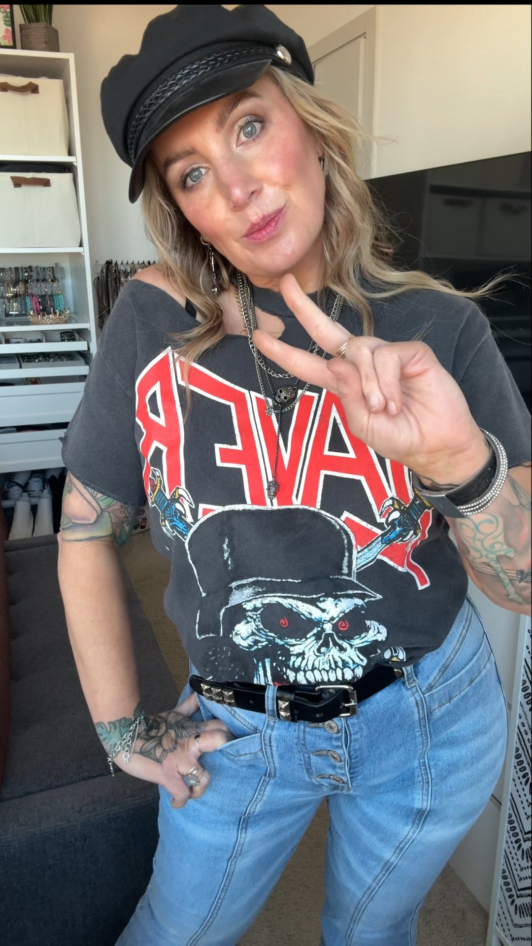 These flares are amazing! They have stretch, work awesome for a the girlies who need a petite length and come in a few different washes!! I am ordering more!  Paired with a band tee, paired with a sweater, button down, dress up, dress down. These will work with it all! Must snag them! 

#LTKover40 #LTKfindsunder50 #LTKstyletip