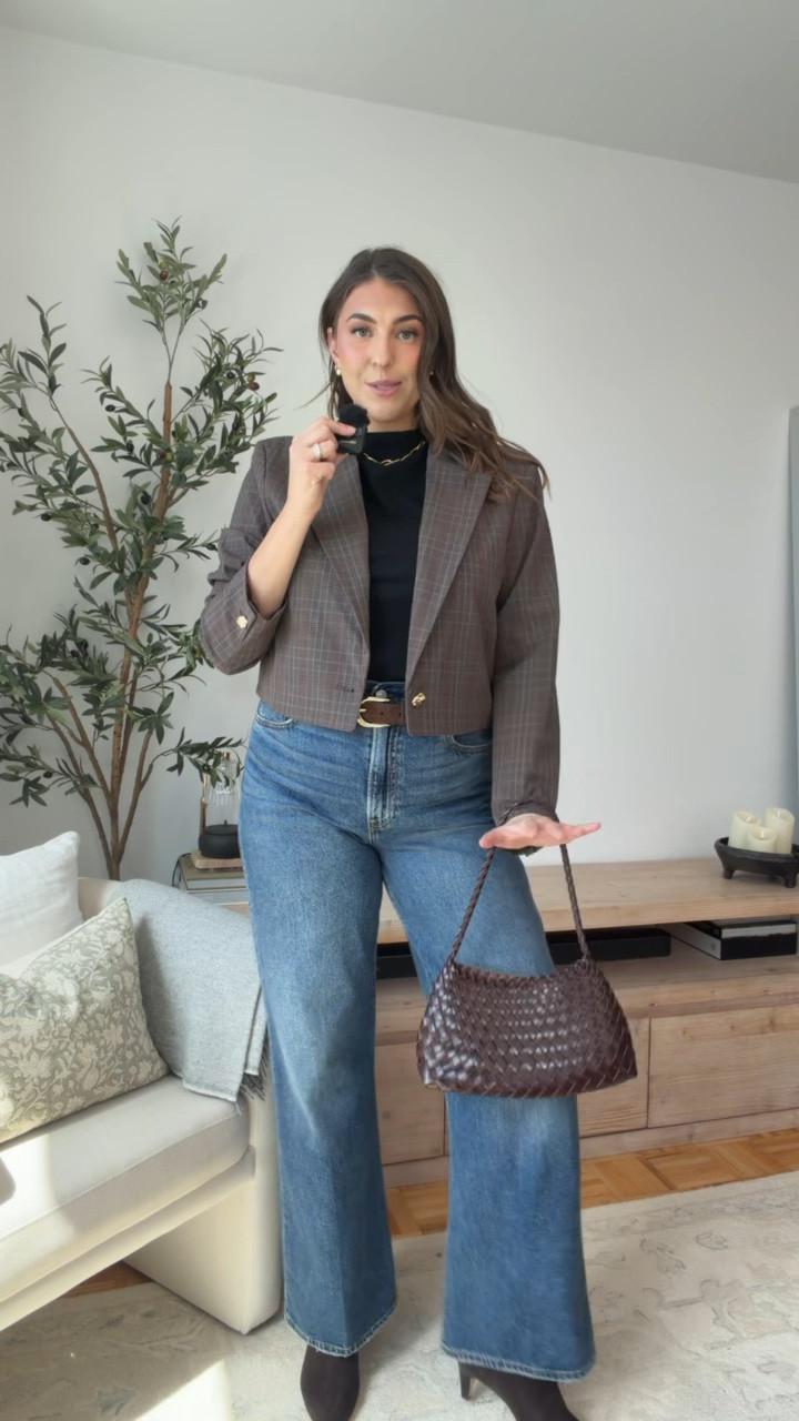 This outfit is SO good for fall 😍 The cropped plaid blazer + wide-leg denim feels polished without looking too “workwear.”

Fall outfit inspo, Walmart fashion, plaid blazer outfit, wide leg jeans, casual fall style, affordable fall fashion, elevated basics, women’s fall outfits, fall denim outfit, chic casual style

#LTKootd #LTKWorkwear #LTKSeasonal