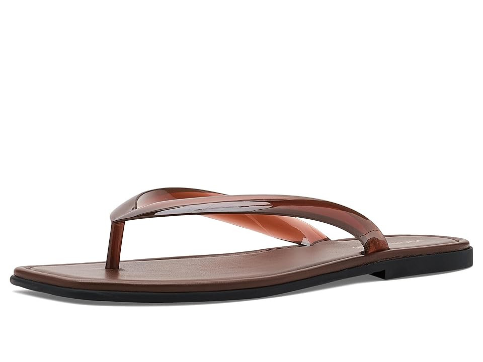 Veronica Beard Clea Women's Sandals Hazelwood Brown Jelly : 6 M, Synthetic | Zappos