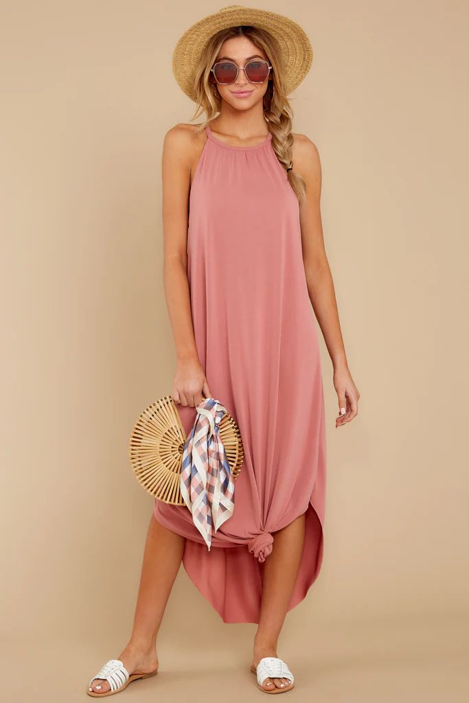 Close Your Eyes Mauve Pink Maxi Dress | Red Dress 