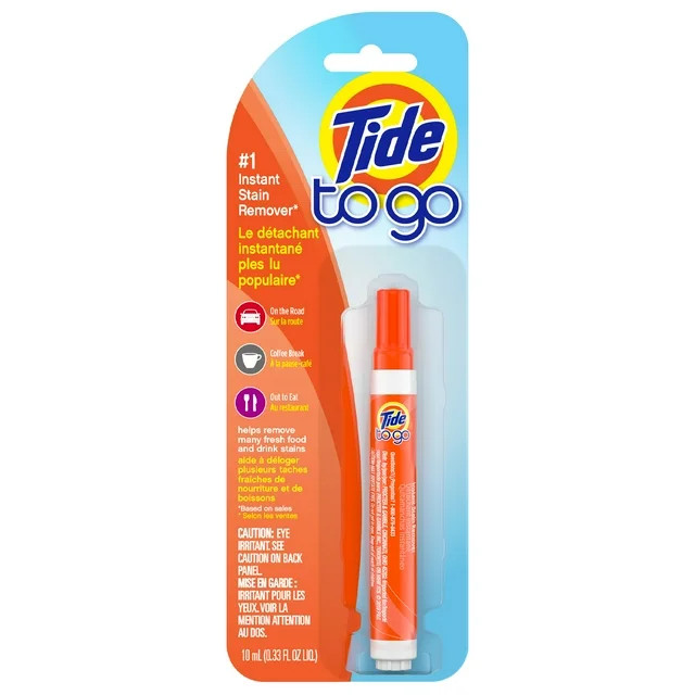 Tide To Go Instant Stain Remover Pen and Laundry Spot Cleaner, Travel and Pocket Size Stain Stick... | Walmart (US)