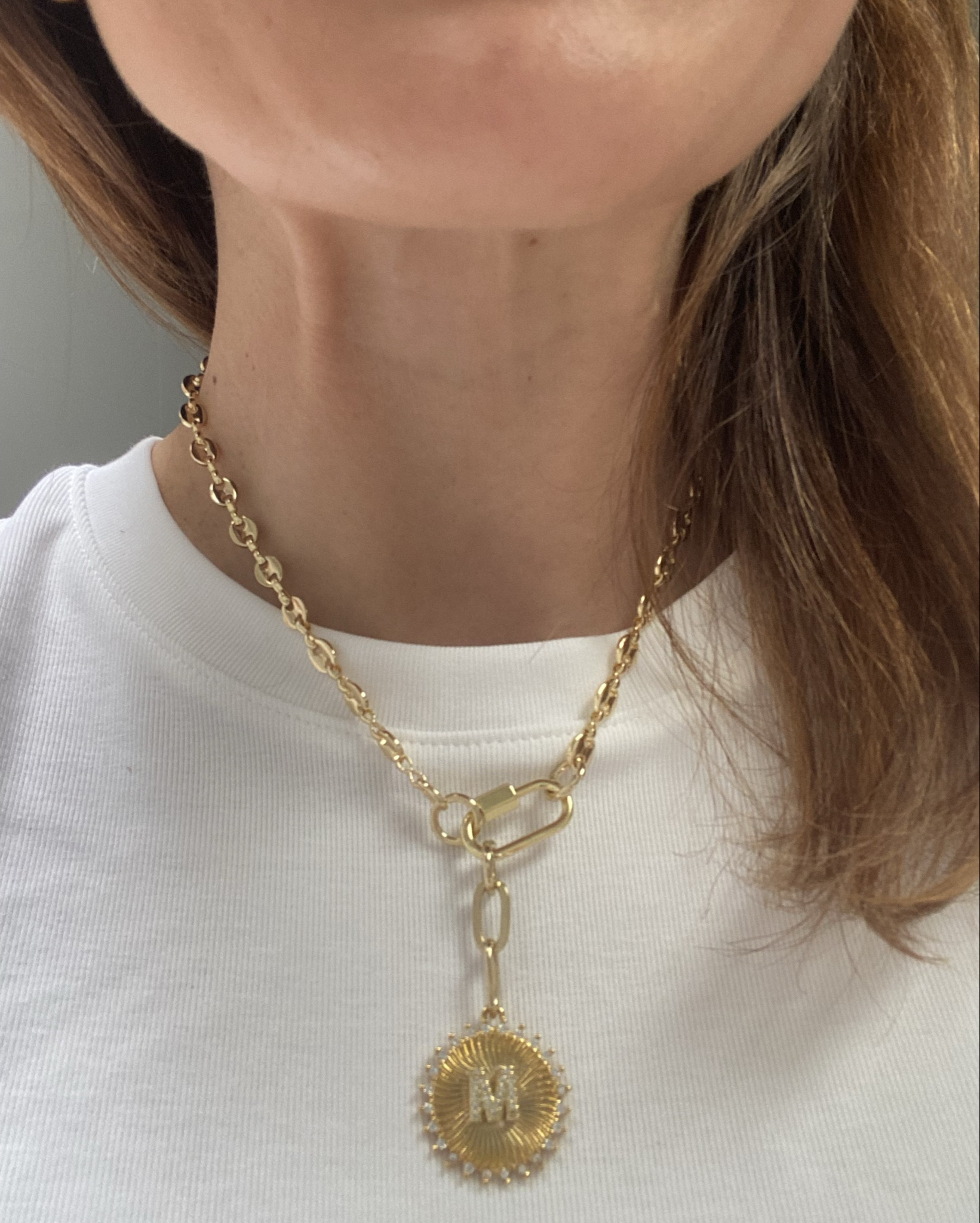 Had a custom necklace made by a seller on Etsy and I love it. I specifically wanted the carabiner clasp. 

#LTKaustralia #LTKspring