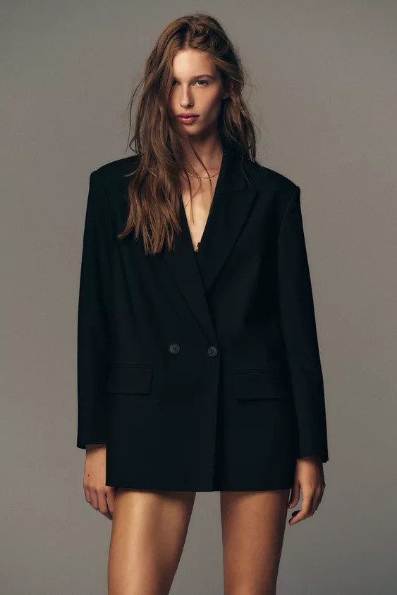 OVERSIZED DOUBLE BREASTED BLAZER | Zara Canada