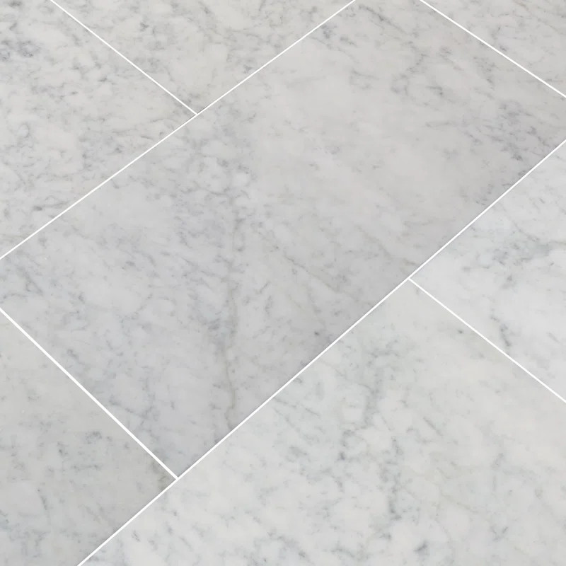 Carrara 12" x 24" Marble Look Wall & Floor Tile | Wayfair North America