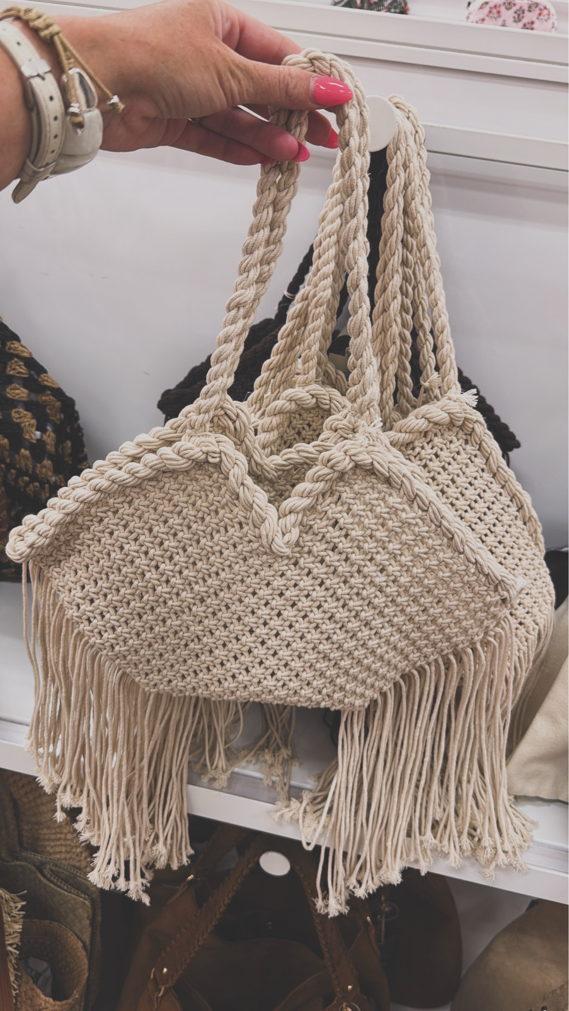 I love this fringe tote bag I found at target! It comes in dark brown as well!!

#LTKootd #LTKSwim #LTKTravel